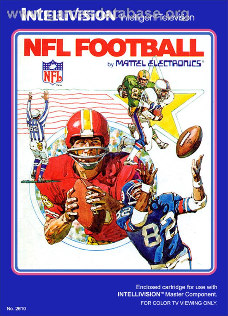NFL Football - Mattel Intellivision - Artwork - Box
