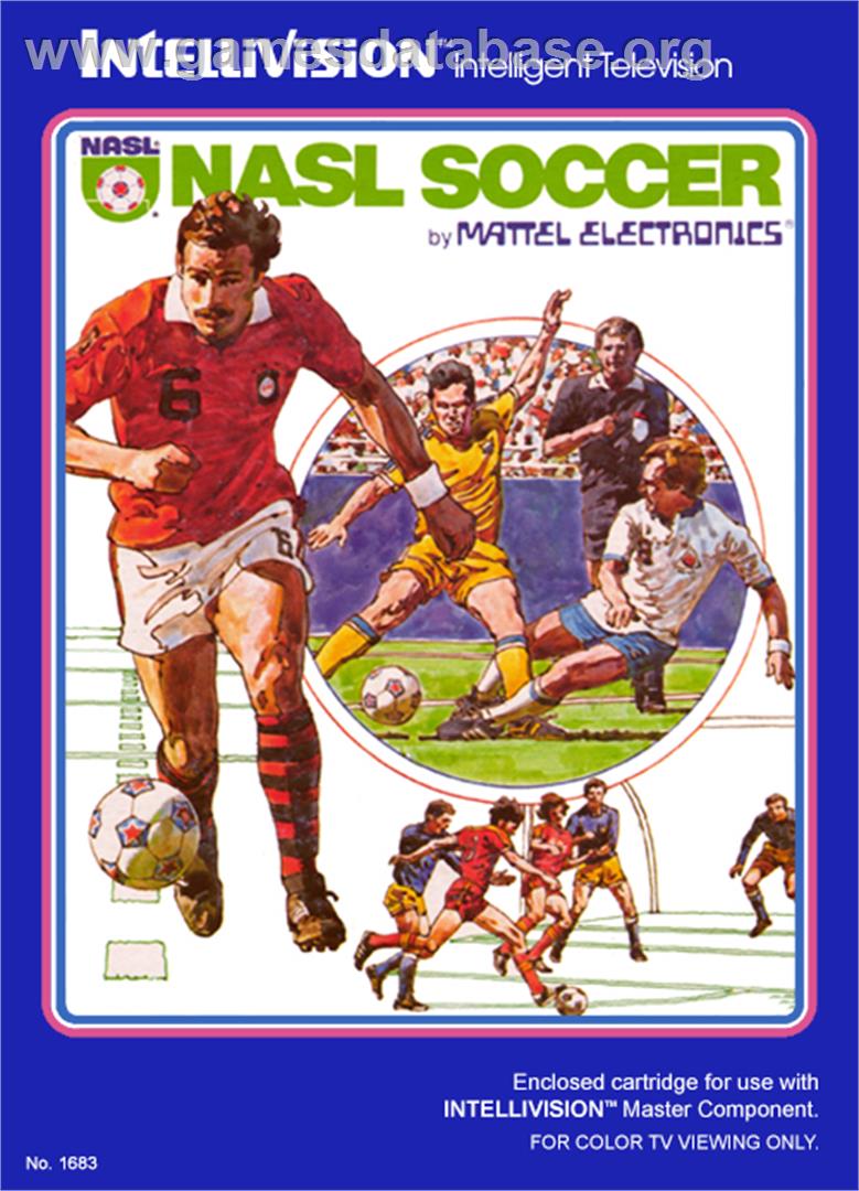 Nasl Soccer - Mattel Intellivision - Artwork - Box