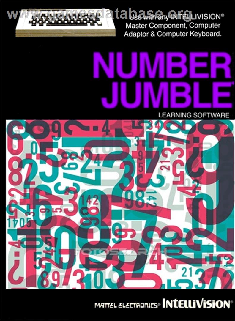 Number Jumble - Mattel Intellivision - Artwork - Box