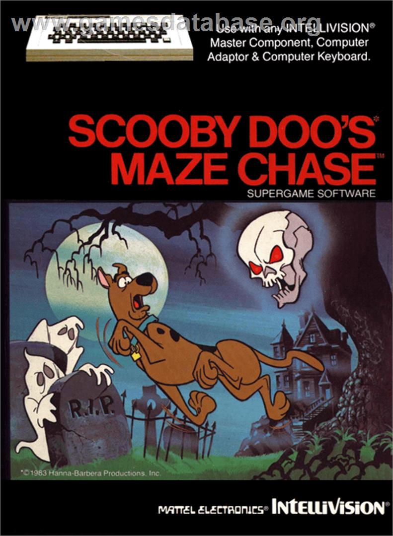 Scooby Doo's Maze Chase - Mattel Intellivision - Artwork - Box