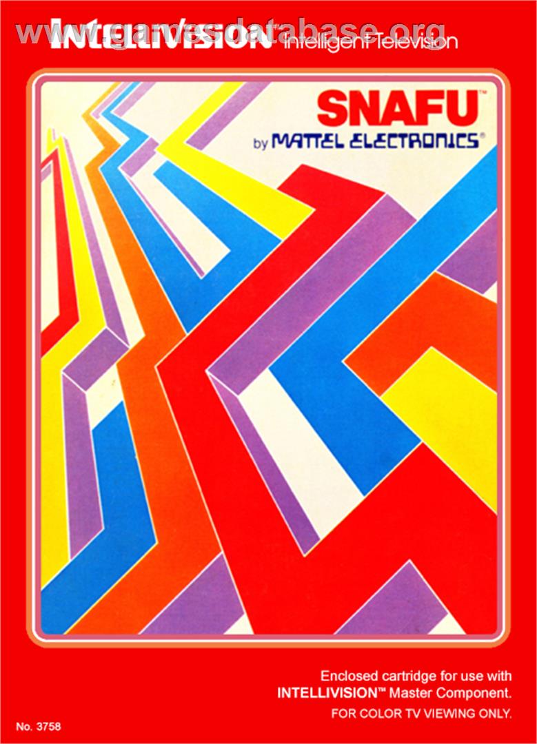 Snafu - Mattel Intellivision - Artwork - Box