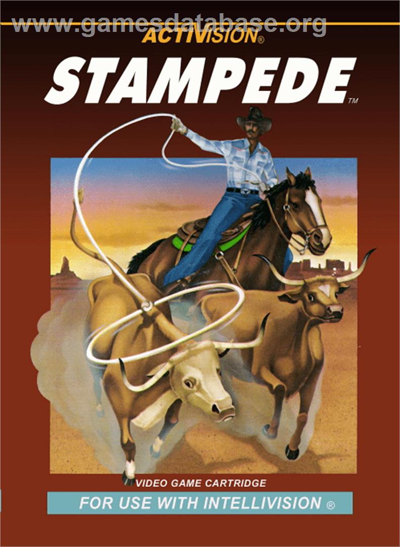 Stampede - Mattel Intellivision - Artwork - Box