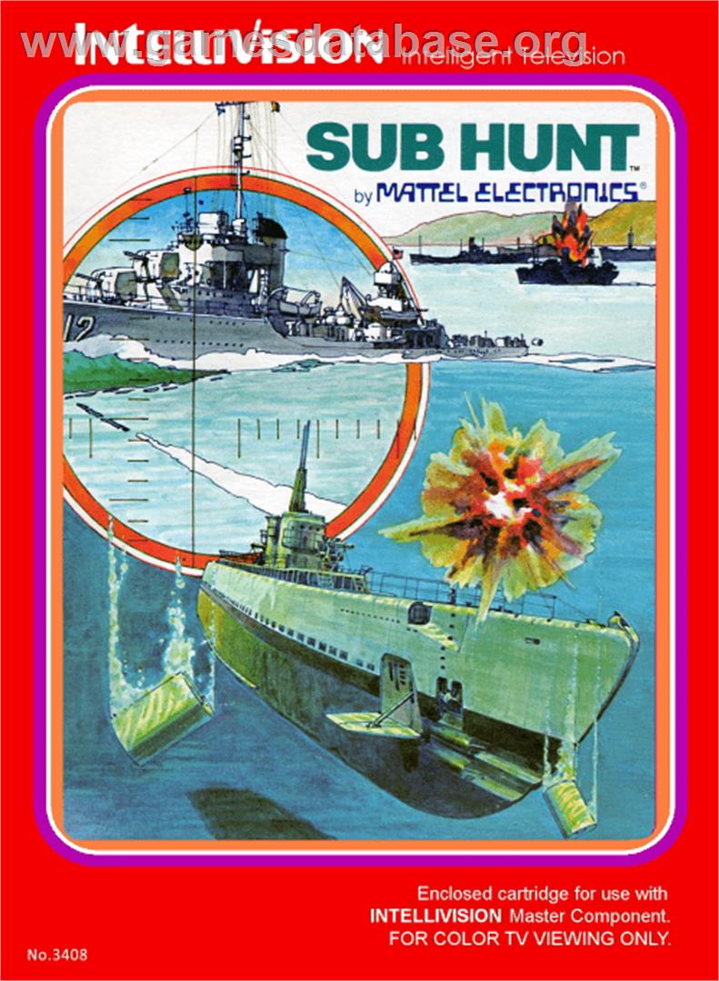 Sub Hunt - Mattel Intellivision - Artwork - Box