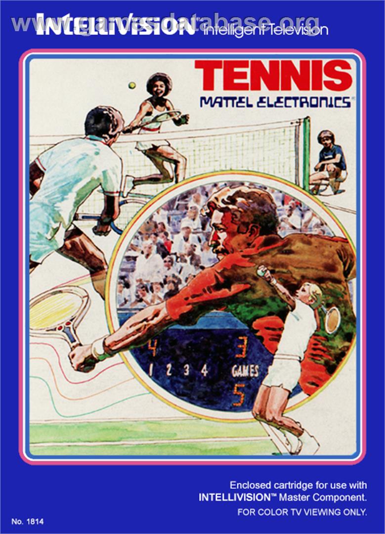 Tennis - Mattel Intellivision - Artwork - Box