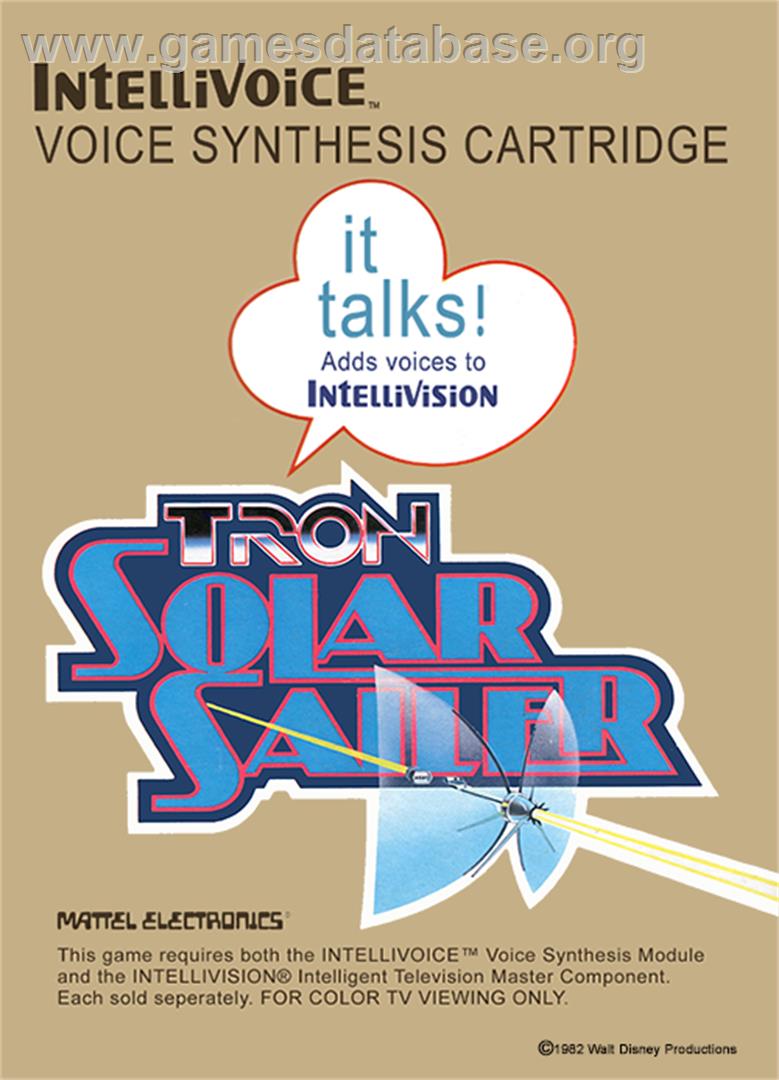 Tron - Solar Sailer - Mattel Intellivision - Artwork - Box