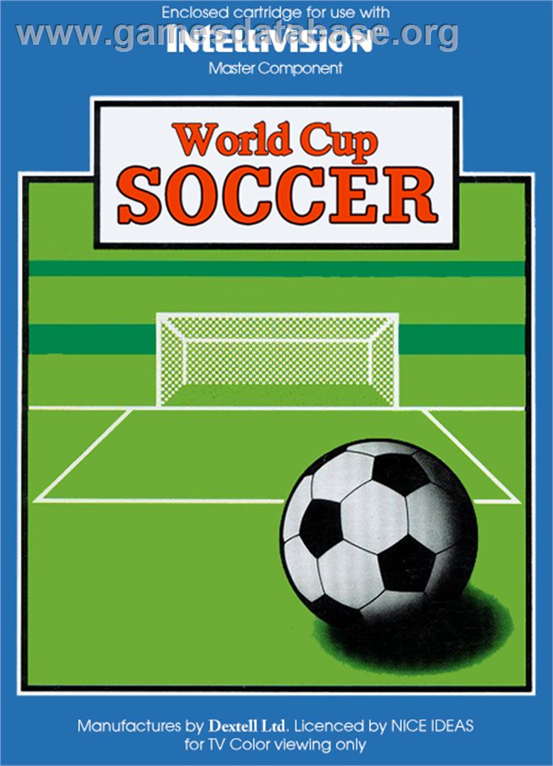World Cup Soccer - Mattel Intellivision - Artwork - Box