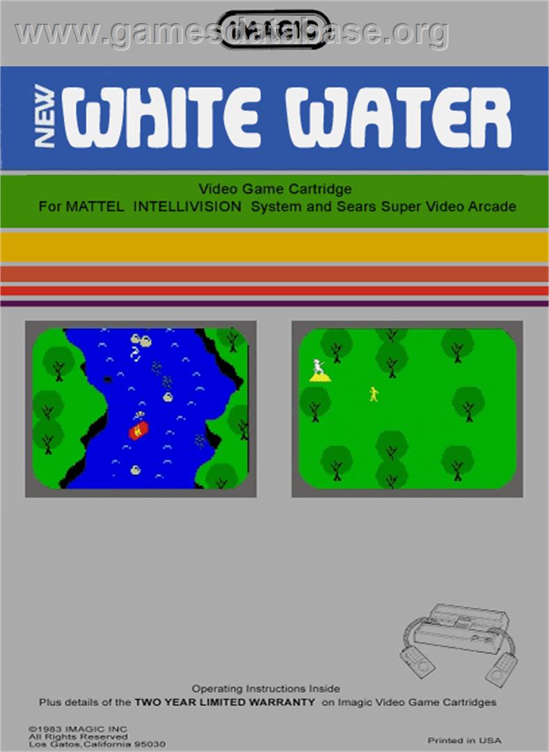 White Water! - Mattel Intellivision - Artwork - Box Back
