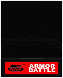 Cartridge artwork for Armor Battle on the Mattel Intellivision.