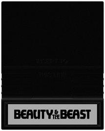 Cartridge artwork for Beauty And The Beast on the Mattel Intellivision.