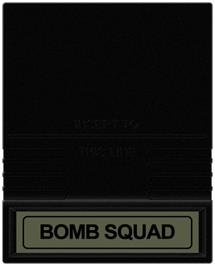 Cartridge artwork for Bomb Squad on the Mattel Intellivision.