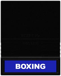 Cartridge artwork for Boxing on the Mattel Intellivision.