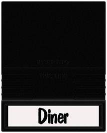 Cartridge artwork for Diner on the Mattel Intellivision.