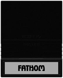 Cartridge artwork for Fathom on the Mattel Intellivision.