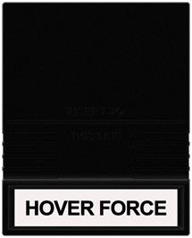 Cartridge artwork for Hover Force on the Mattel Intellivision.