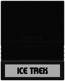 Cartridge artwork for Ice Trek on the Mattel Intellivision.