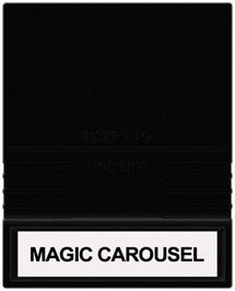 Cartridge artwork for Magic Carousel on the Mattel Intellivision.
