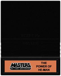 Cartridge artwork for Masters Of The Universe - The Power Of He-man on the Mattel Intellivision.