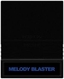 Cartridge artwork for Melody Blaster on the Mattel Intellivision.