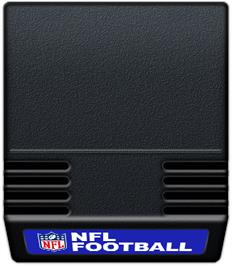 Cartridge artwork for NFL Football on the Mattel Intellivision.