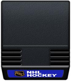Cartridge artwork for Nhl Hockey on the Mattel Intellivision.