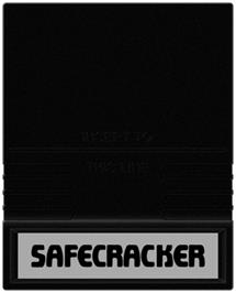 Cartridge artwork for Safecracker on the Mattel Intellivision.