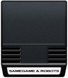 Cartridge artwork for Same Game & Robots on the Mattel Intellivision.