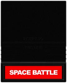Cartridge artwork for Space Battle on the Mattel Intellivision.
