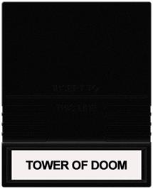 Cartridge artwork for Tower of Doom on the Mattel Intellivision.