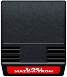 Cartridge artwork for Tron - Maze-a-tron on the Mattel Intellivision.