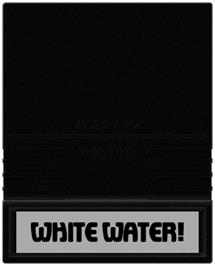 Cartridge artwork for White Water! on the Mattel Intellivision.