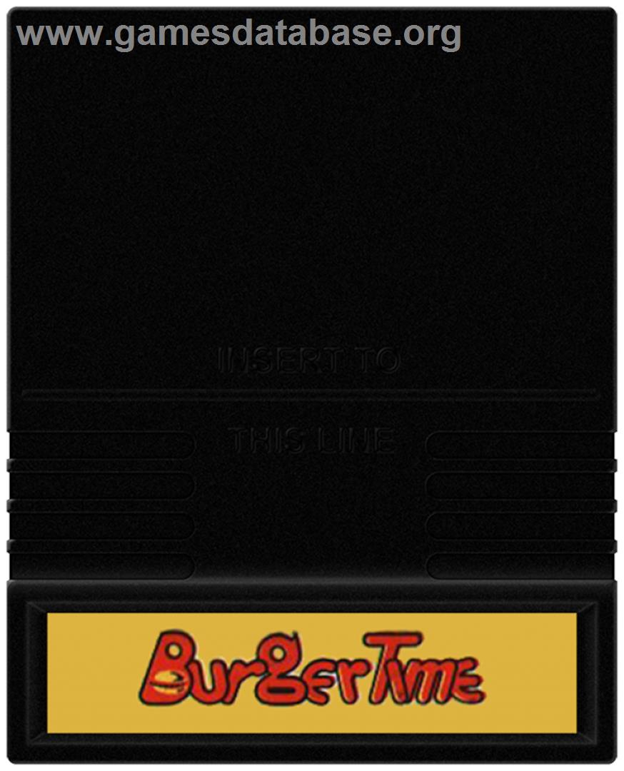 Burger Time - Mattel Intellivision - Artwork - Cartridge