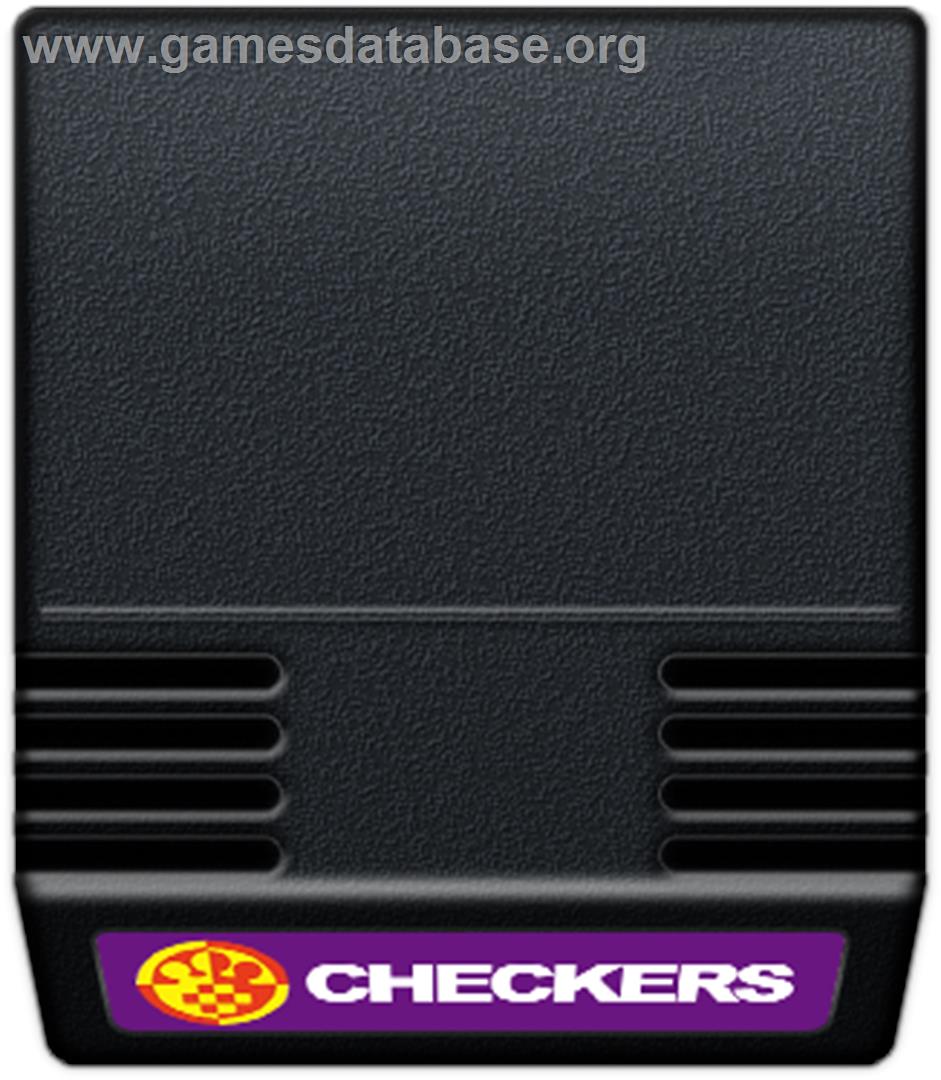 Checkers - Mattel Intellivision - Artwork - Cartridge