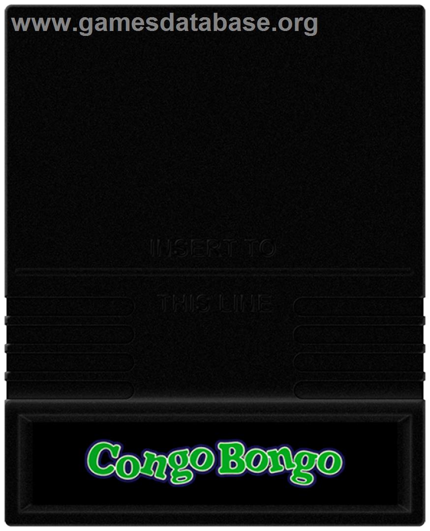Congo Bongo - Mattel Intellivision - Artwork - Cartridge