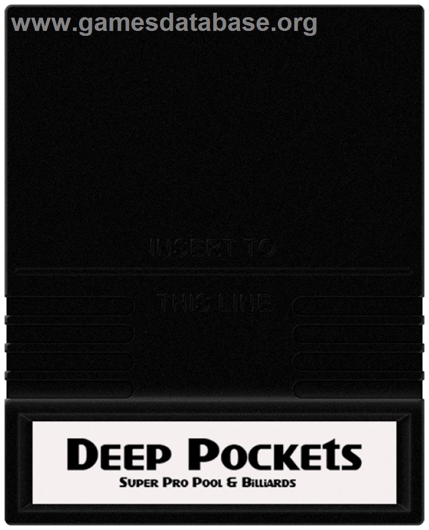 Deep Pockets: Super Pro Pool & Billiards - Mattel Intellivision - Artwork - Cartridge