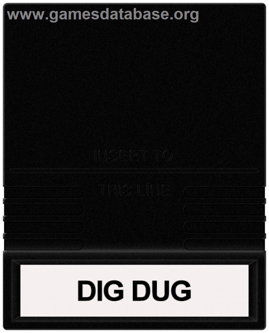 Dig Dug - Mattel Intellivision - Artwork - Cartridge