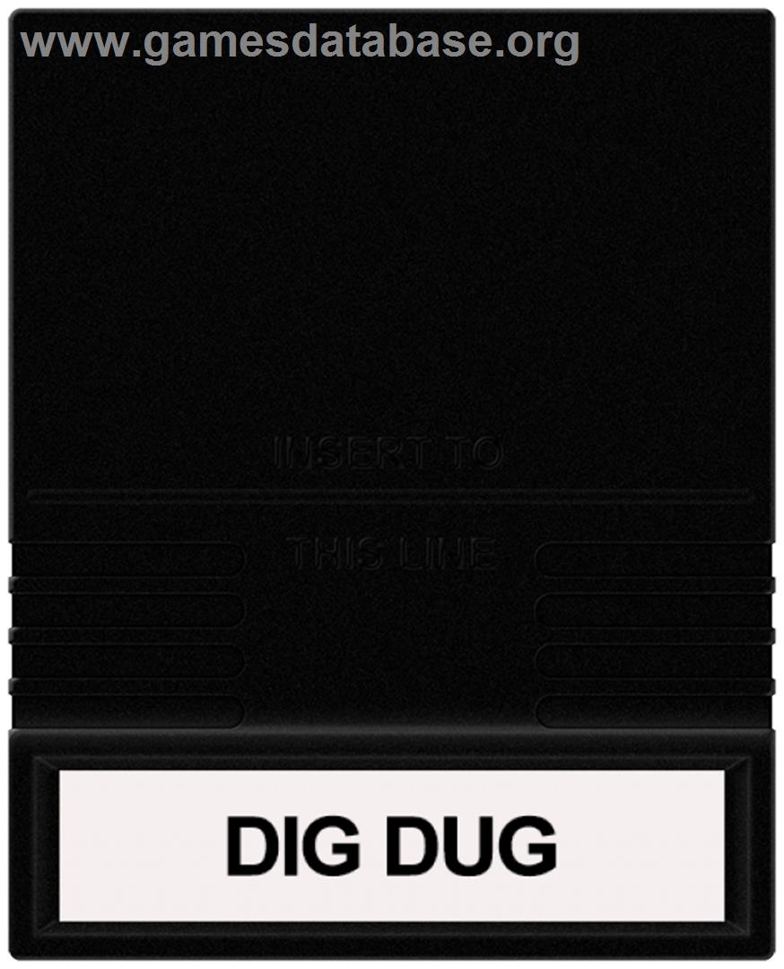 Dig Dug - Mattel Intellivision - Artwork - Cartridge