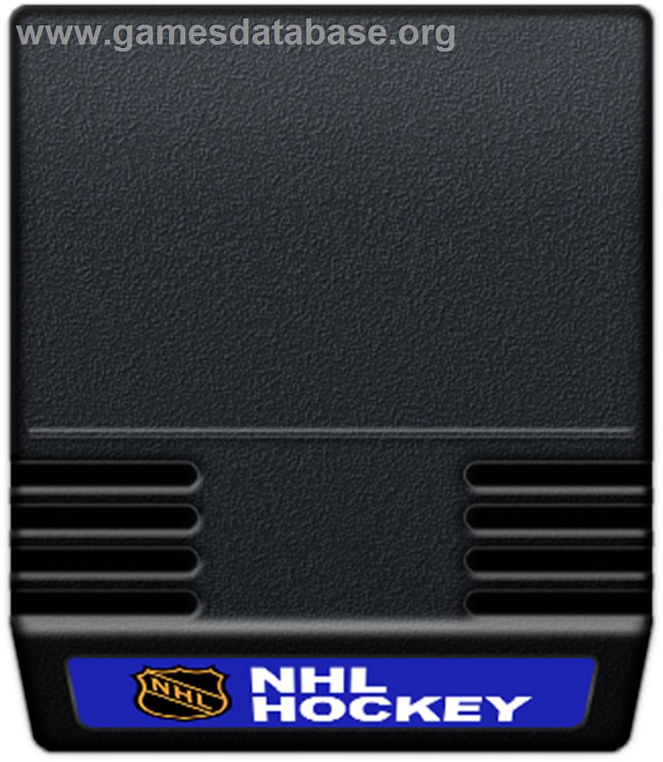 Nhl Hockey - Mattel Intellivision - Artwork - Cartridge