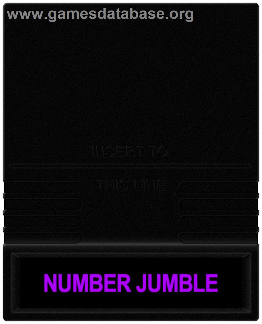Number Jumble - Mattel Intellivision - Artwork - Cartridge