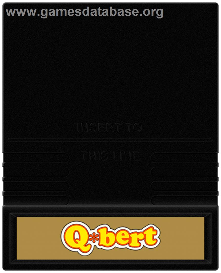 Q*bert - Mattel Intellivision - Artwork - Cartridge