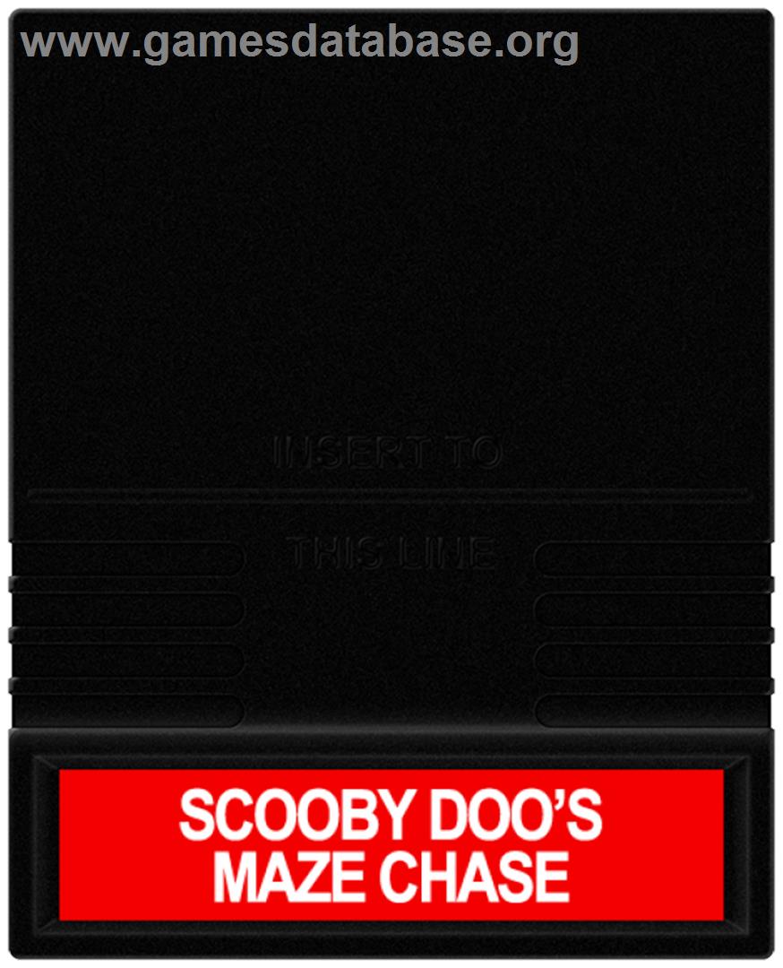 Scooby Doo's Maze Chase - Mattel Intellivision - Artwork - Cartridge