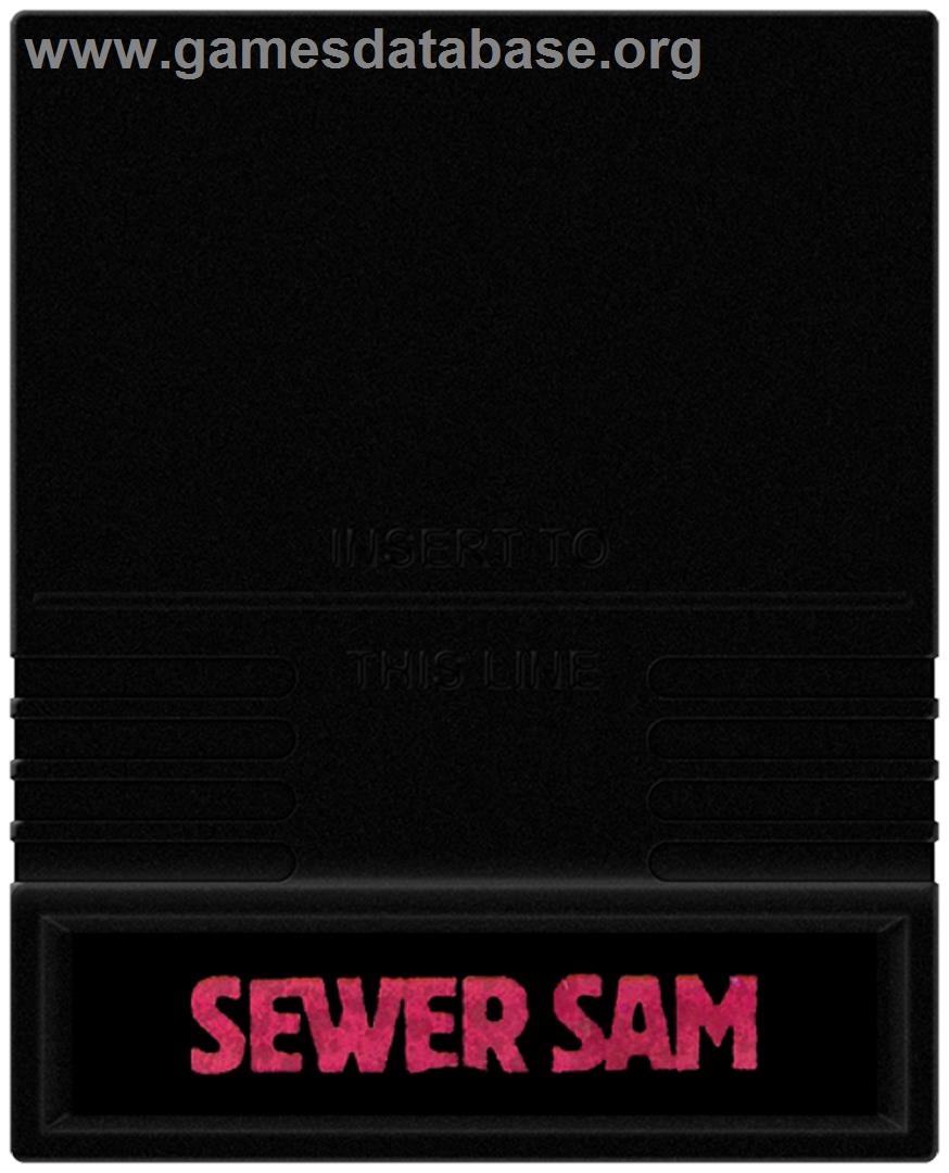 Sewer Sam - Mattel Intellivision - Artwork - Cartridge
