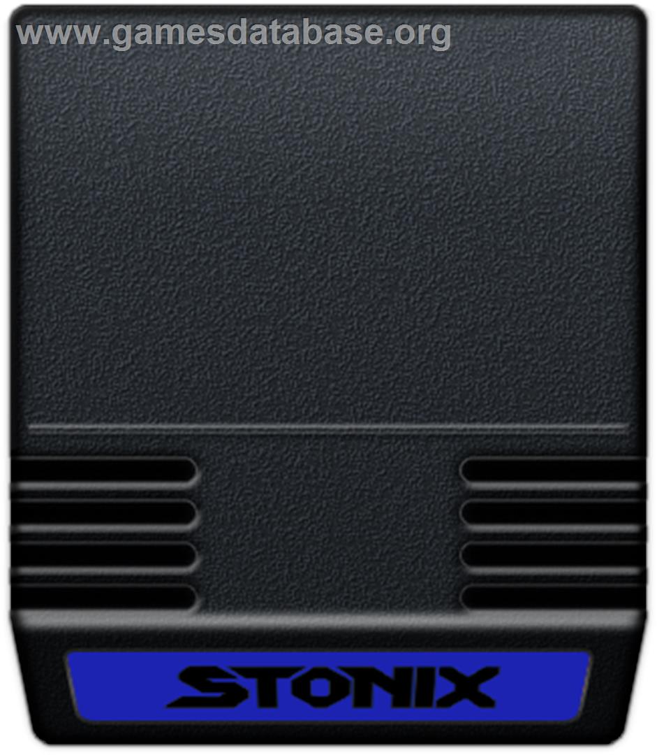 Stonix - Mattel Intellivision - Artwork - Cartridge