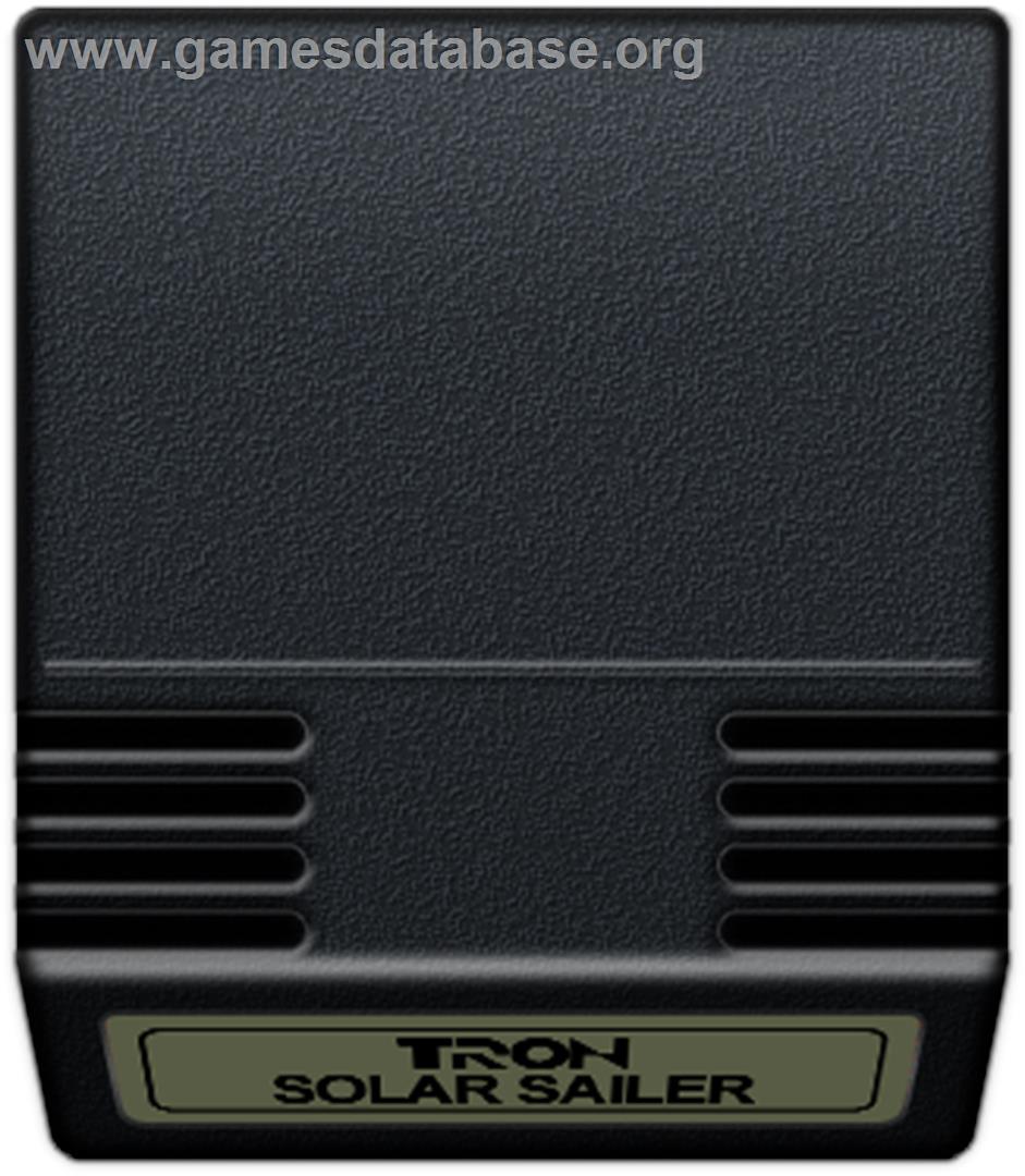 Tron - Solar Sailer - Mattel Intellivision - Artwork - Cartridge