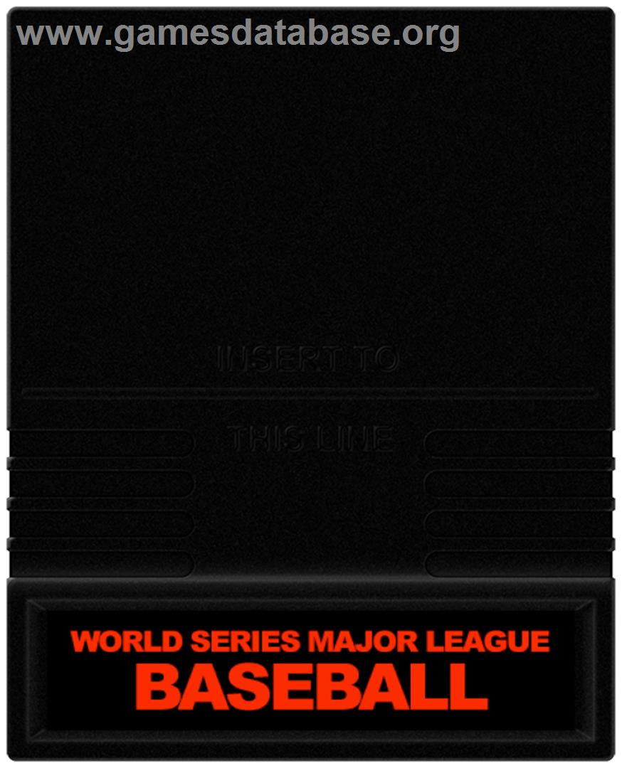World Championship Baseball - Mattel Intellivision - Artwork - Cartridge