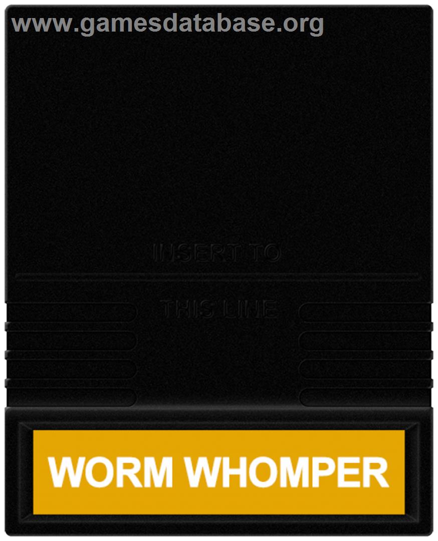 Worm Whomper - Mattel Intellivision - Artwork - Cartridge