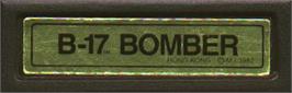 Top of cartridge artwork for B-17 Bomber on the Mattel Intellivision.