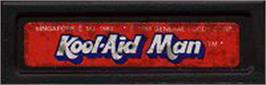 Top of cartridge artwork for Kool-Aid Man on the Mattel Intellivision.