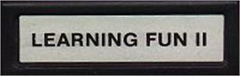 Top of cartridge artwork for Learning Fun 2 - Word Wizard Memory Fun on the Mattel Intellivision.