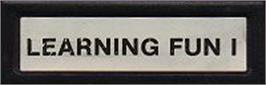 Top of cartridge artwork for Learning Fun I - Math Master Factor Fun on the Mattel Intellivision.