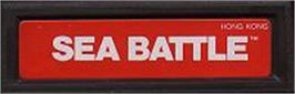 Top of cartridge artwork for Sea Battle on the Mattel Intellivision.